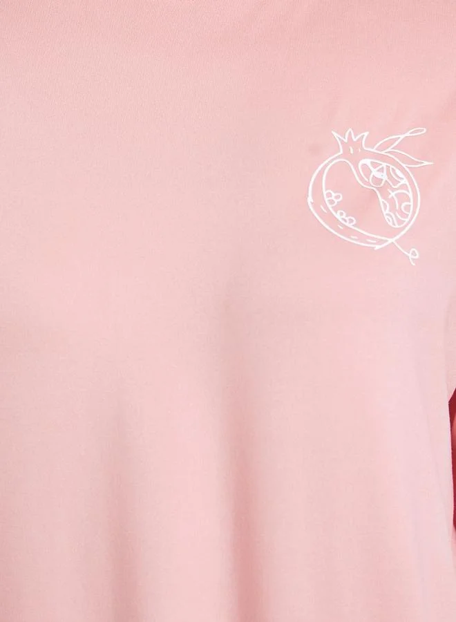 ستايلي تيشيرت نسائي بطبعة فاكهة غرافيك